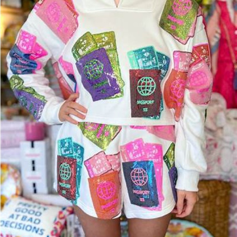 Queen of Sparkles Passport shorts